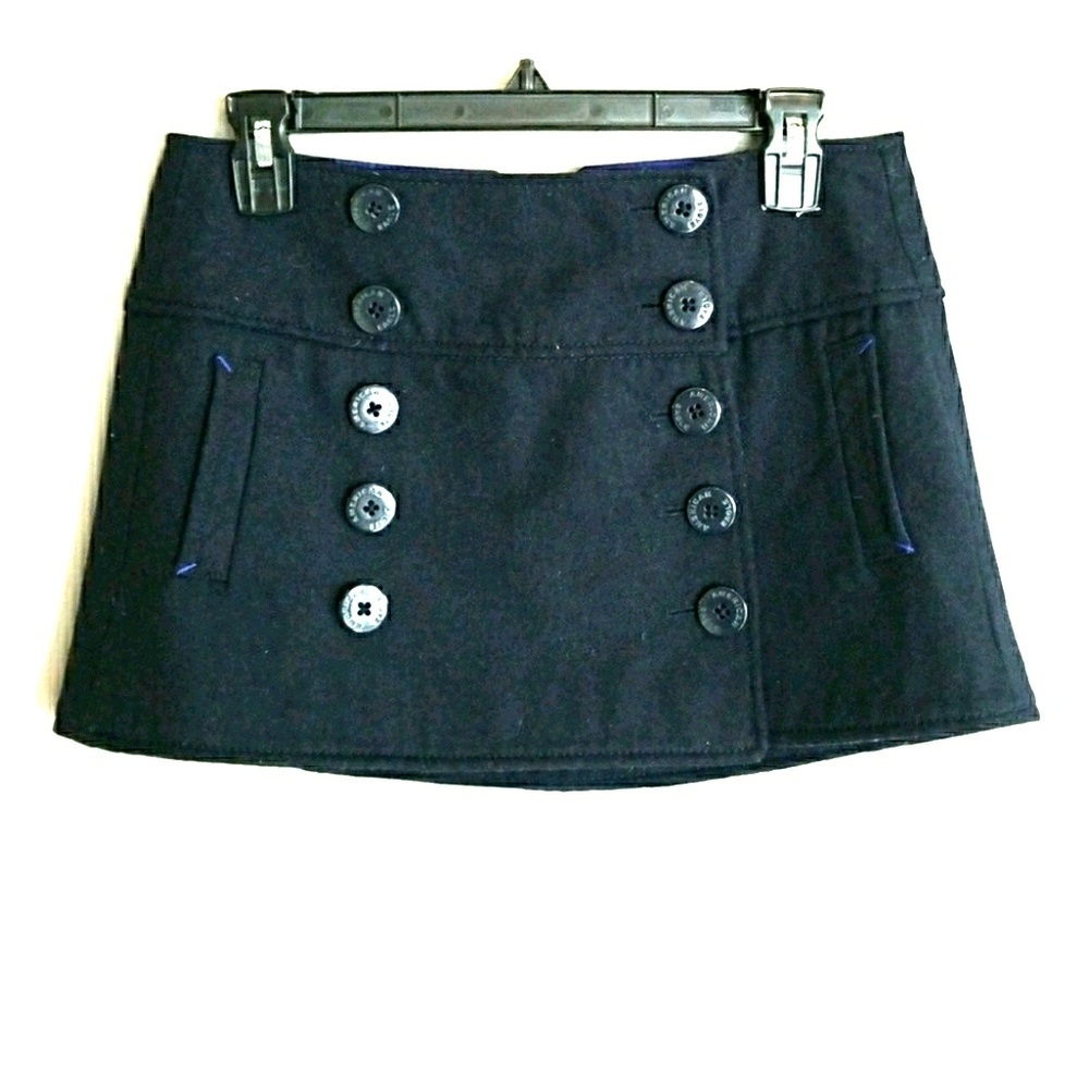 American Eagle Navy Mini Skirt